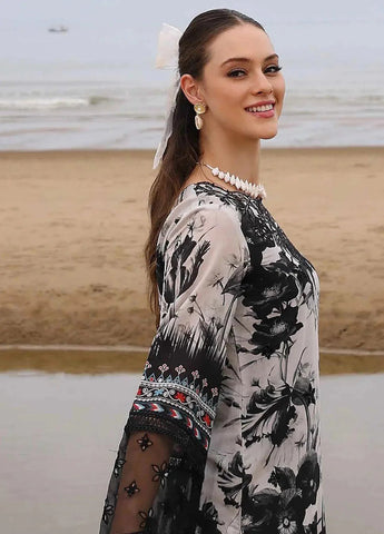 New Karandi 3pc Printed Shirt with Dubatta