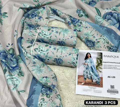 karandi Printed 3pc