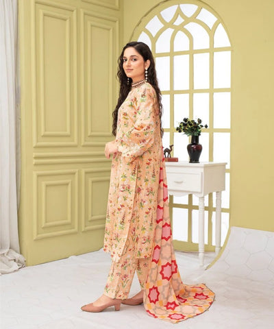 KHADDAR 3PC WITH KHADDAR PRINTED SHIRT & TROUSER-904